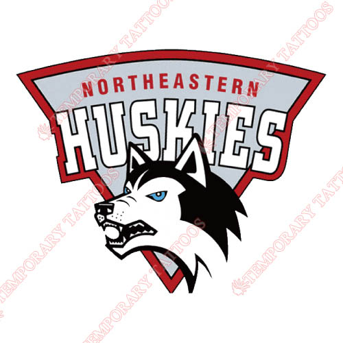 Northeastern Huskies Customize Temporary Tattoos Stickers NO.5630